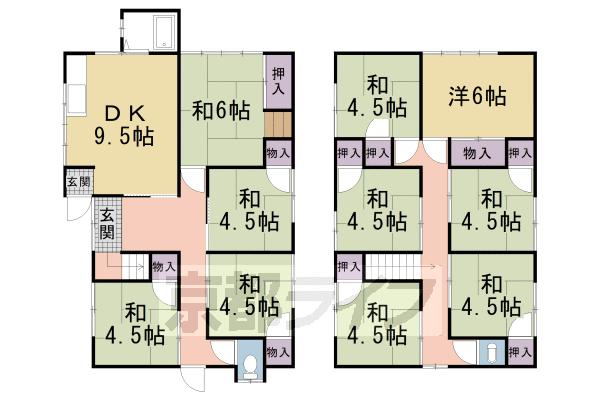 京都市右京区嵯峨中山町のその他の間取り