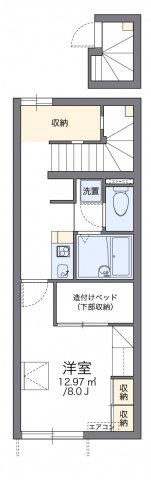 レオパレスジュネスの間取り