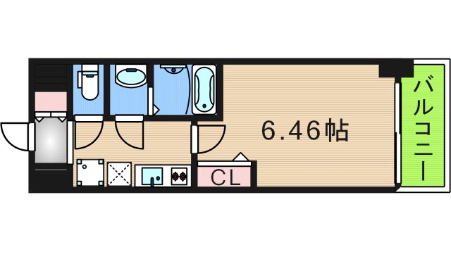 住之江公園レジデンスの間取り