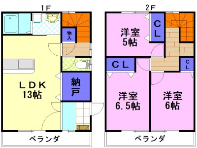 錦NAKAHARAの間取り