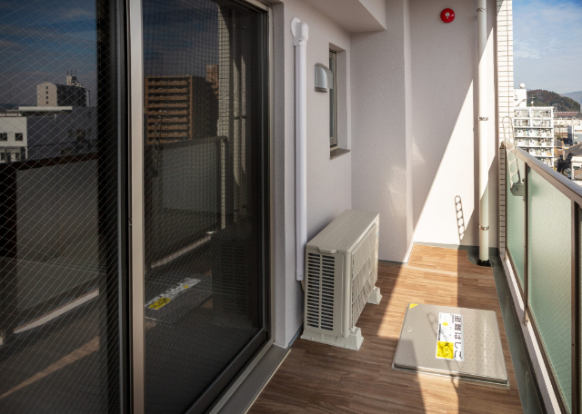 バルコニー　モデルルーム