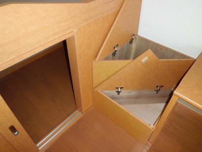 収納　いろんなところに収納があります。