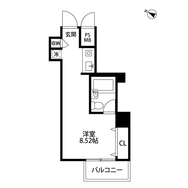 港区麻布台のマンションの間取り