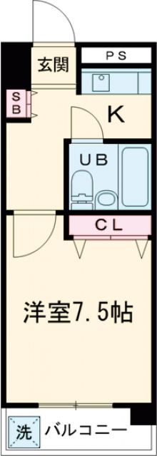 グランシャルム葛西の間取り