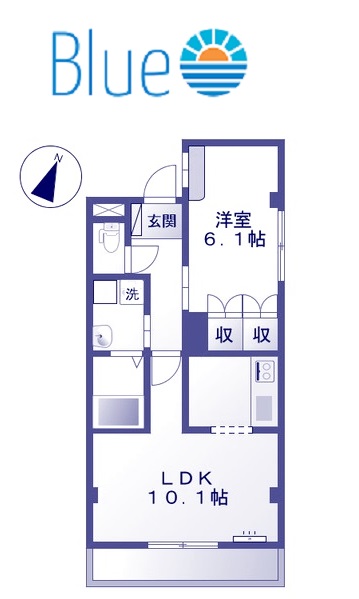 シャンティラヴィ大倉山の間取り