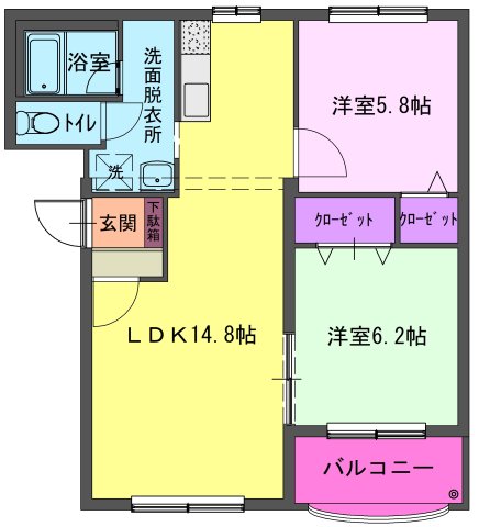 ピュアライフ２１の間取り