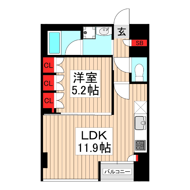 ヴァロータ氷川台の間取り