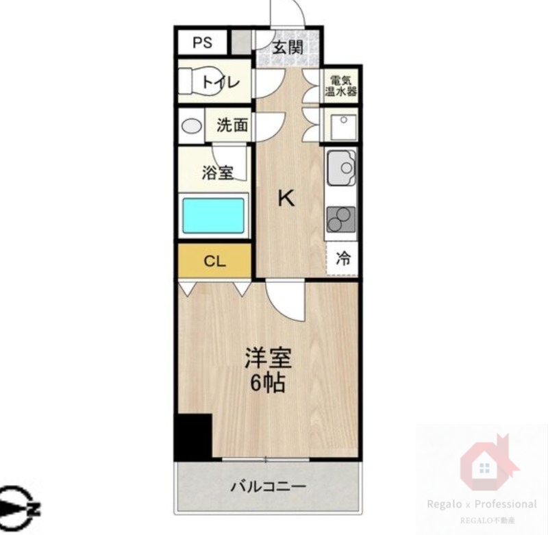 大阪市平野区加美東のマンションの間取り