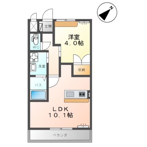 【ガーデンパレスの間取り】