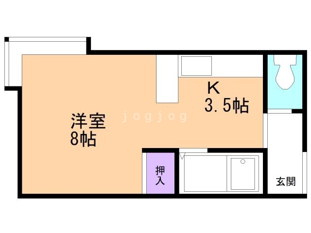 パールハイム山の手の間取り