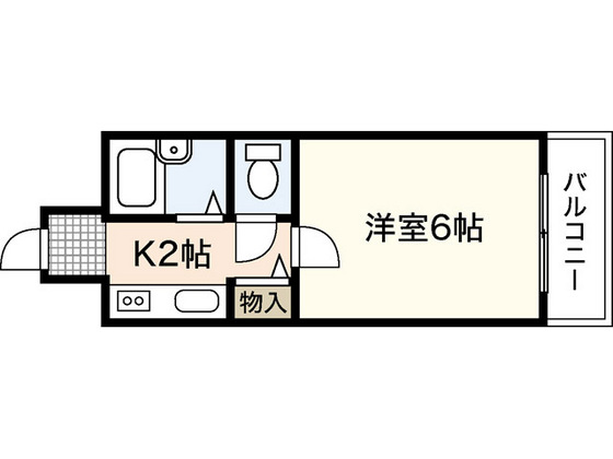 広島市安佐南区伴東のマンションの間取り