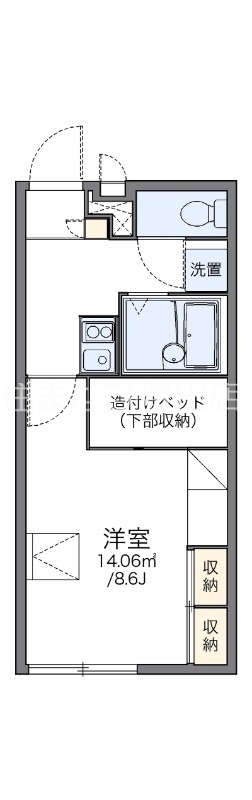 レオパレスアムールの間取り