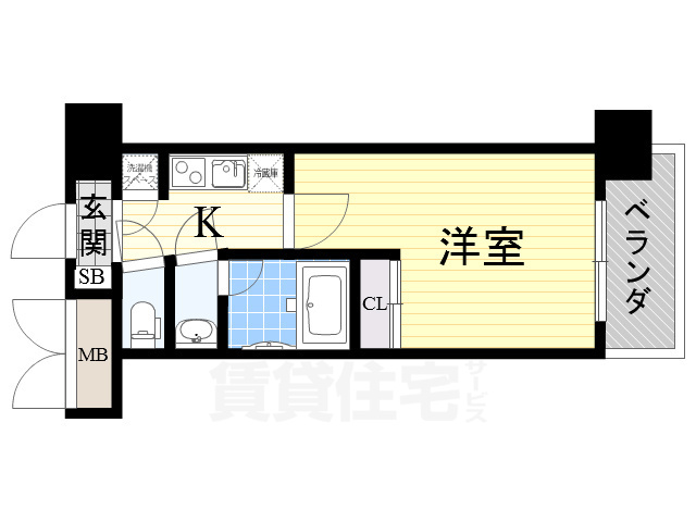 スプランディッド3の間取り