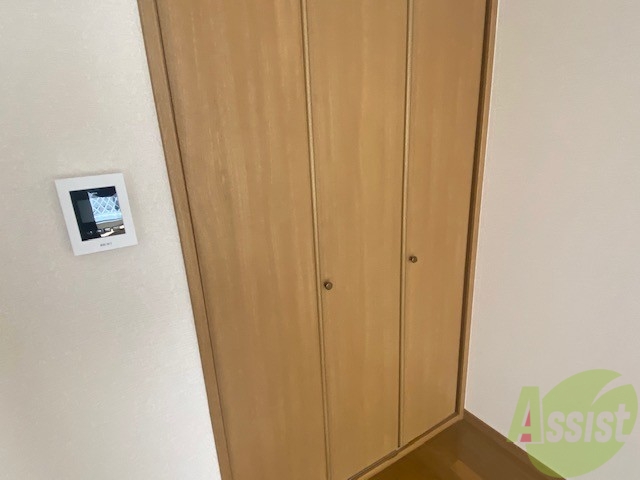 収納　ここに収納があります。収納があると部屋が広く使えます。