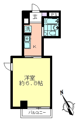 クリッパーハウスの間取り