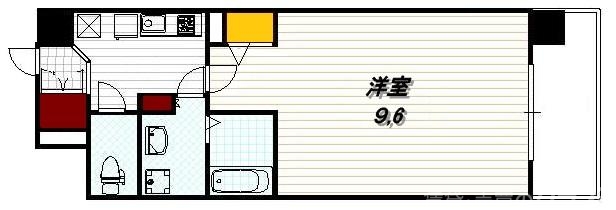 インベスト京都堀川の間取り