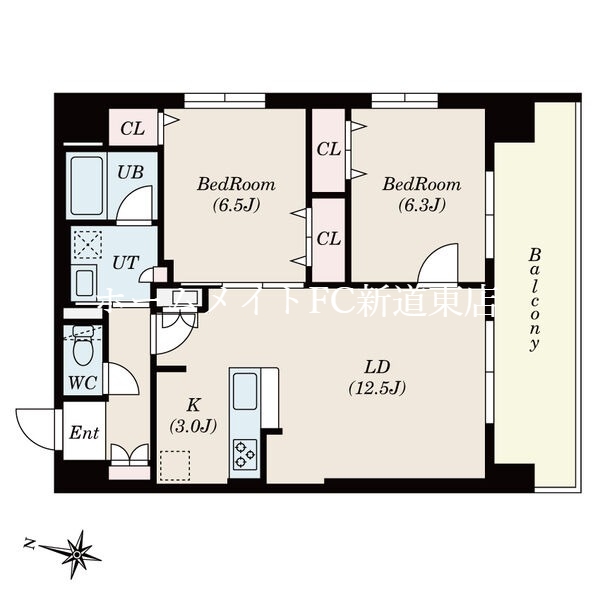 COH　RESIDENCE　札幌の間取り