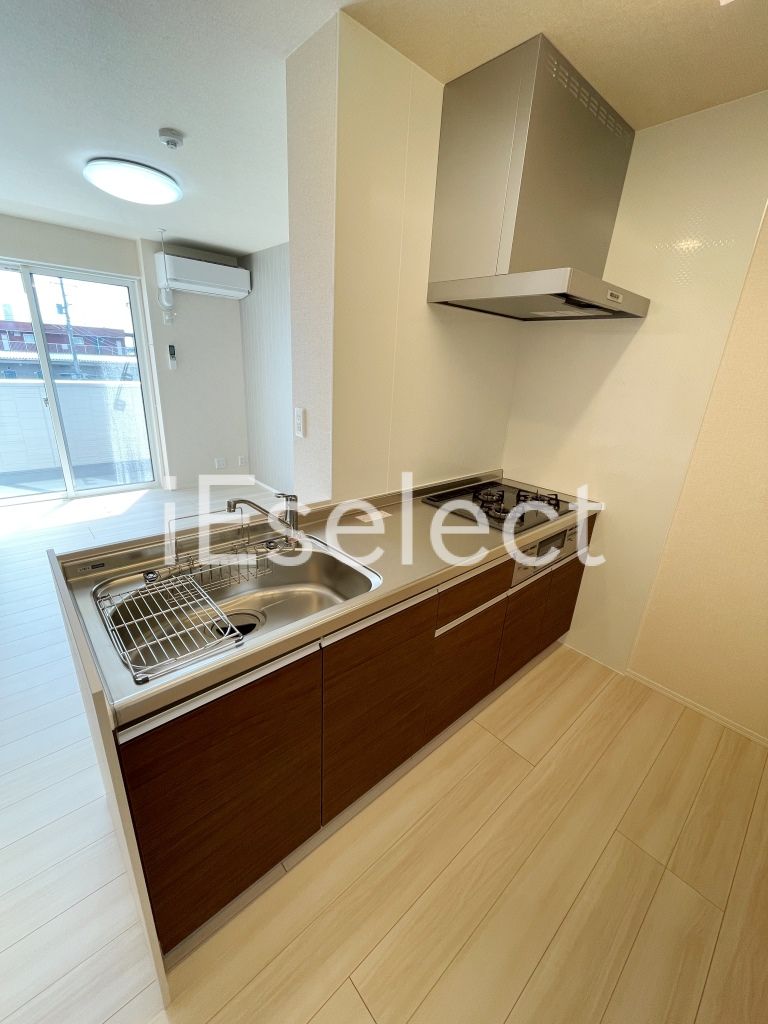 キッチン　広々お手入れ楽々システムキッチン♪