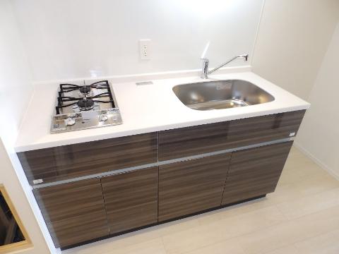 キッチン　２口ガスコンロ付