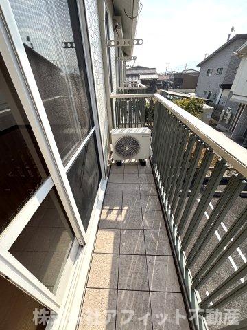 バルコニー　南西向き