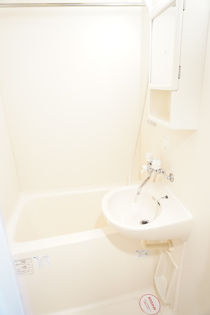 バス・シャワールーム　洗面ボール付のバスルームです