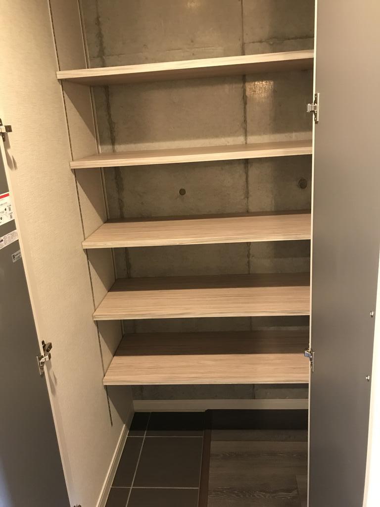 収納　たくさん収納できるシューズボックスです。
