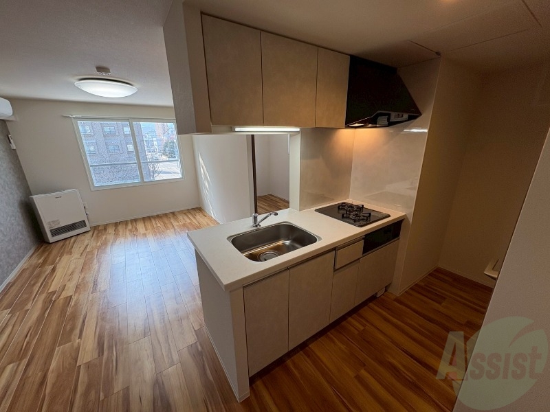 キッチン　システムキッチンなので、すぐお料理に使えます！