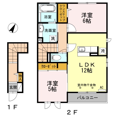 ミクストA棟の間取り
