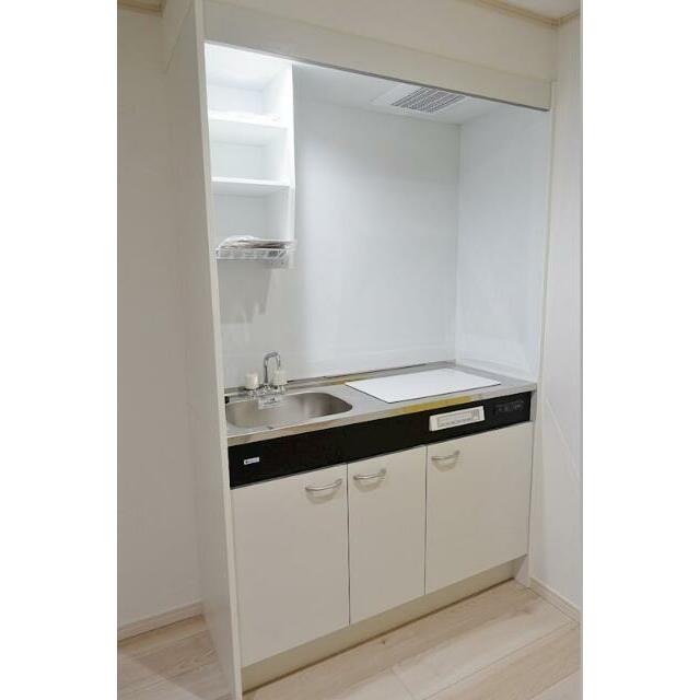 キッチン　２口ＩＨコンロ。料理好きな方にも嬉しいですね！