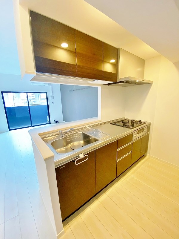 キッチン　★システムキッチングリル付き/3口コンロ★