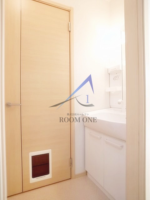 洗面設備　洗面台です。