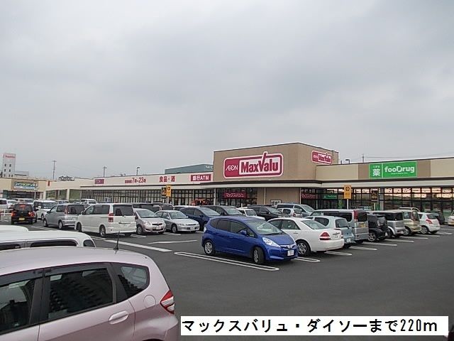 スーパー　マックスバリュ・ダイソー（スーパー）まで220m