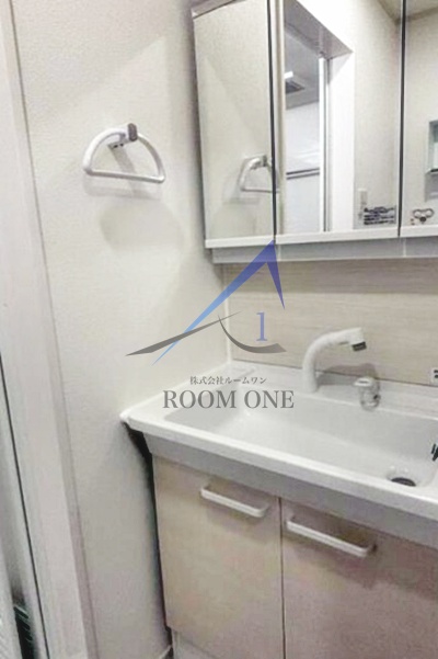 洗面設備　洗面台です。