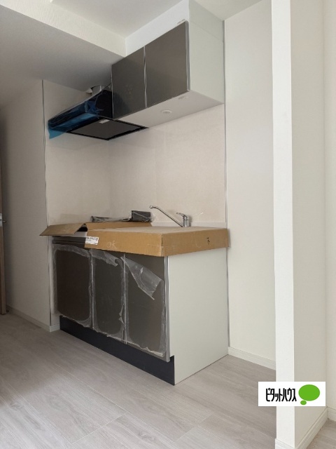 キッチン　建築中