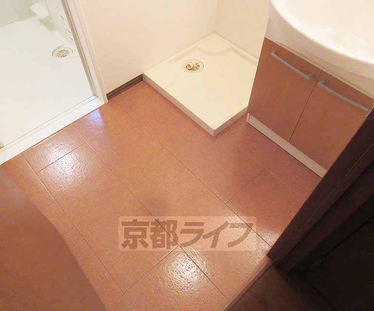 洗面設備　広めの脱衣所です