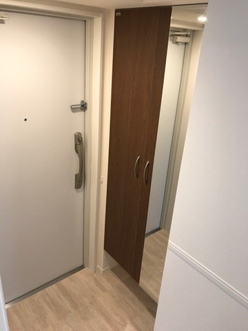 玄関　姿見付きの玄関