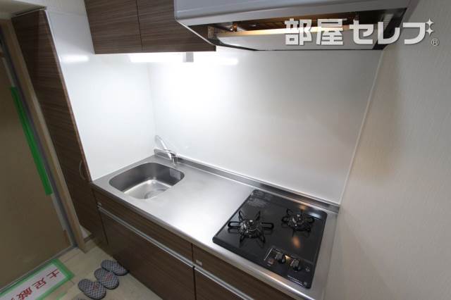 キッチン　２０２号室の写真です。