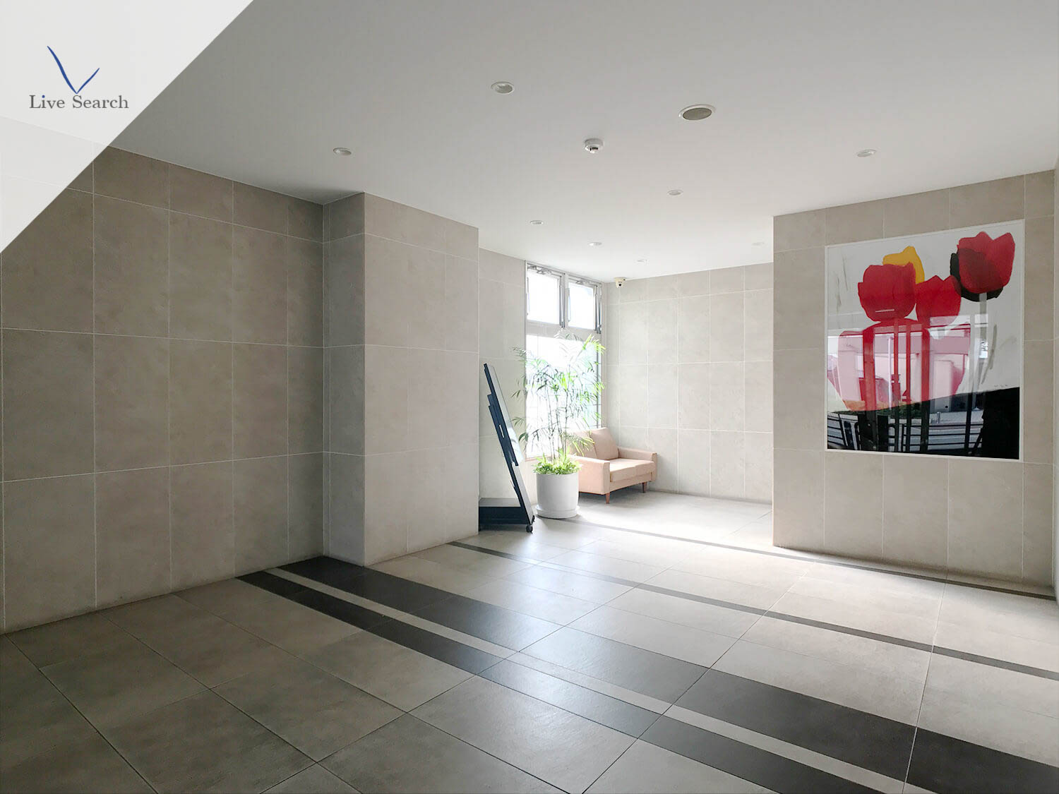 ロビー　毎日通るロビーはこのようになっています