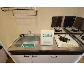 キッチン　ガスコンロ設置済みです。(同建物の別部屋の写真)