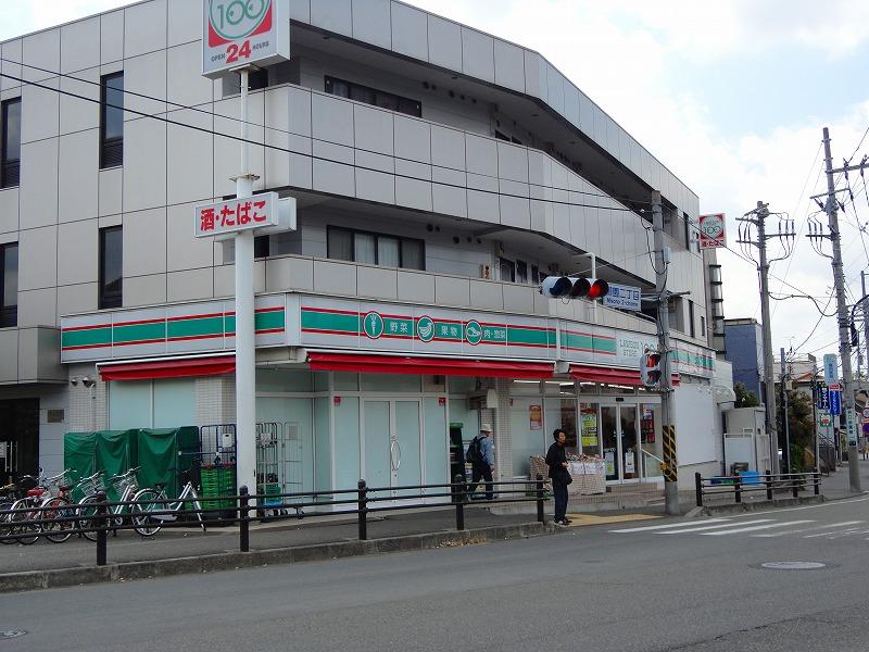 コンビニ　100円ローソン（コンビニ）まで411m