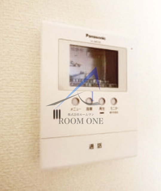 セキュリティ　モニター付きインターホンです。