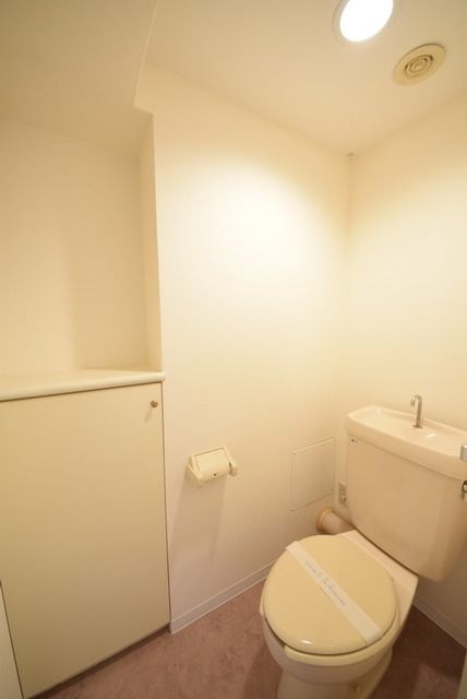 トイレ　トイレにも収納付き