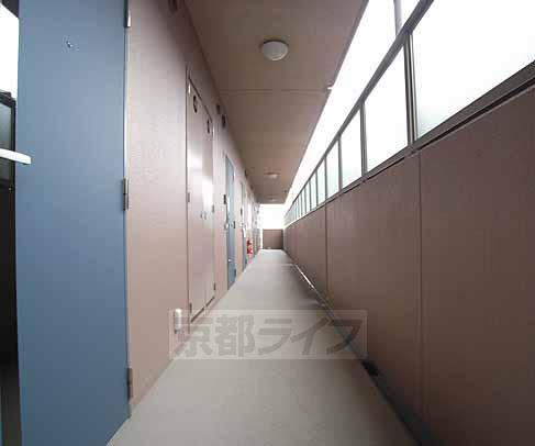 眺望　ドアの外の廊下です。