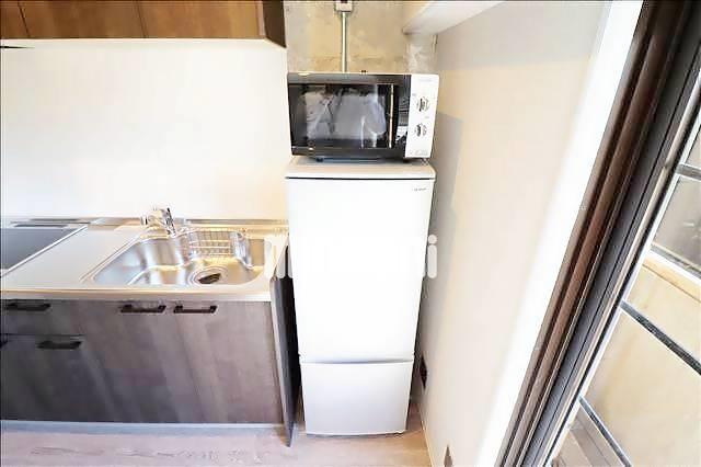 洗面設備　冷蔵庫、電子レンジ有ります！