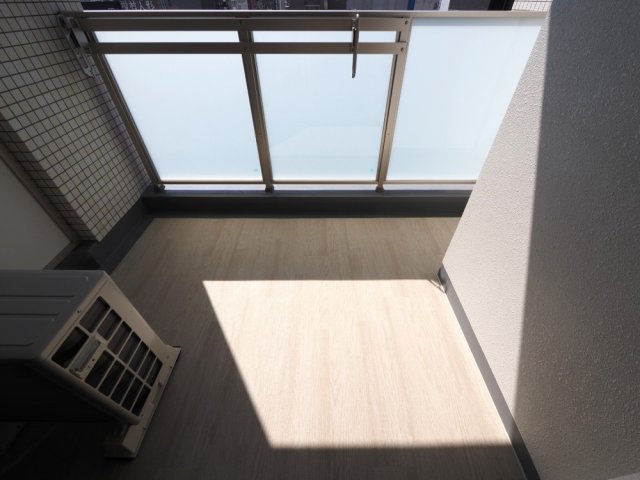 バルコニー　落ち着いた時間を過ごせるバルコニーです