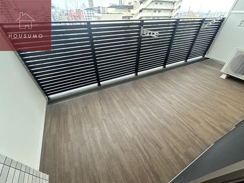 バルコニー　広々としたバルコニーです