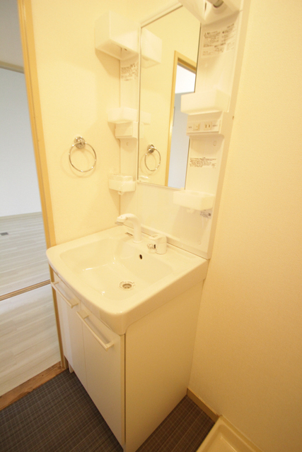洗面設備　※別部屋の写真を流用しています。