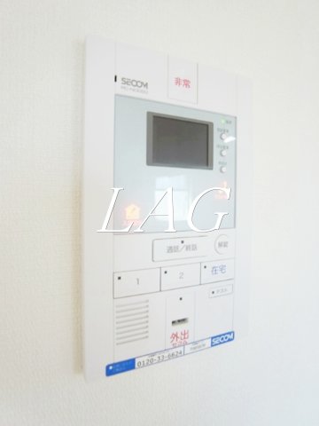 セキュリティ　モニター付きインターホンです。
