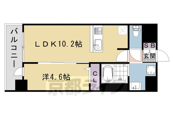 CREST TAPP 京都太秦天神川 DEX IIの間取り写真