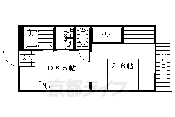 サンシティ新田辺 B・C棟の間取り写真